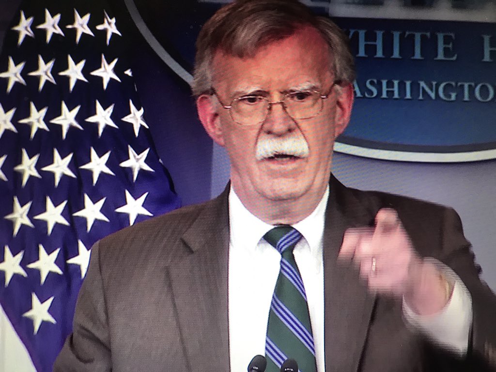 John Bolton says he hopes President Trump and Jair Bolsonaro can get off to a running start after Bolsonaro's inauguration Jan 1st.   