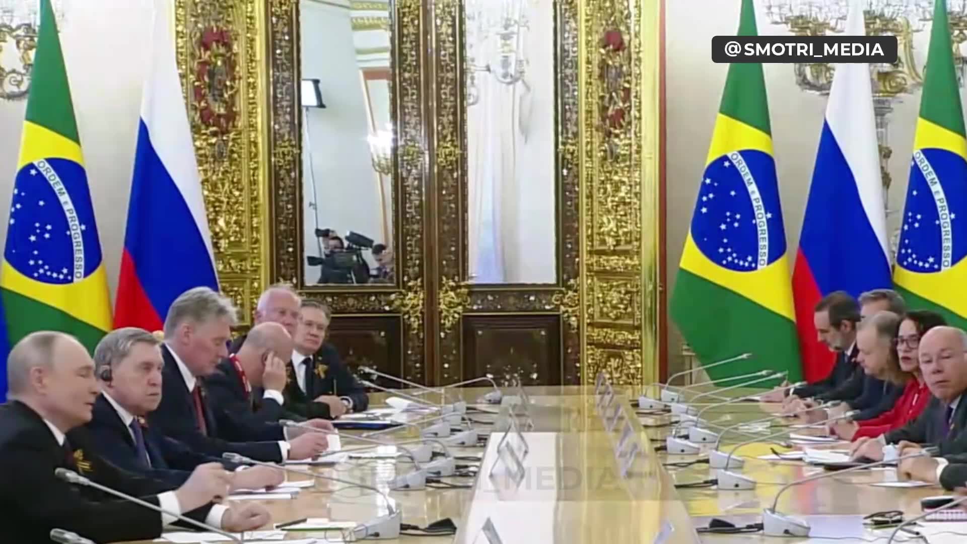 Poutine a rencontré le président du Brésil Luiz Inácio Lula da Silva au Kremlin