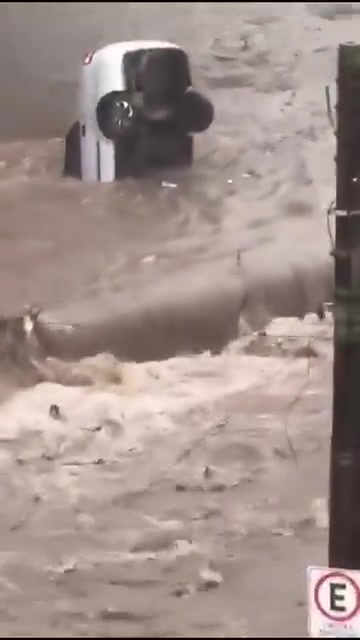 Today, major flooding following heavy rainfall in Petrópolis, Rio de Janeiro state, Brazil