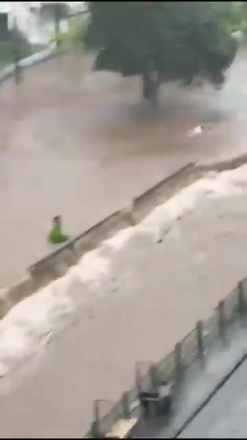 Today, major flooding following heavy rainfall in Petrópolis, Rio de Janeiro state, Brazil